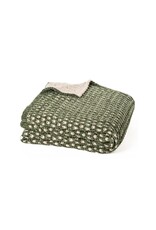 Augustine Chenille Throw - Green