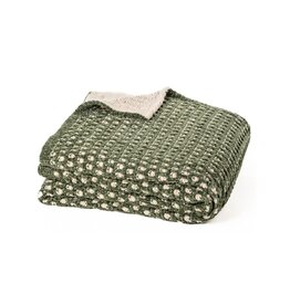 Augustine Chenille Throw - Green