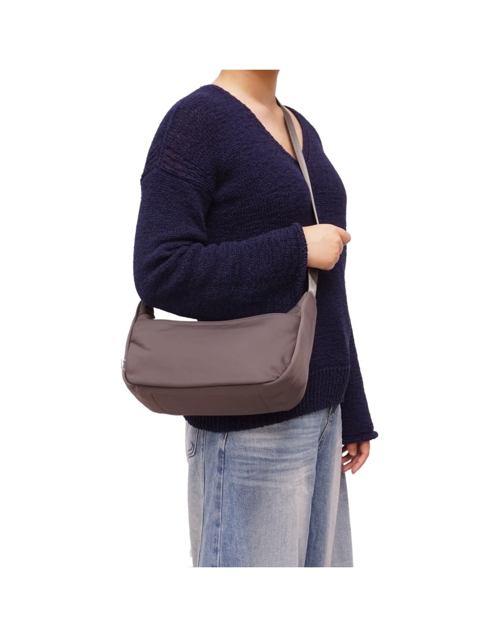 Anesa Nylon Crossbody - Grey