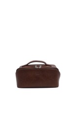 Ginette Travel Toiletry Case - Brown