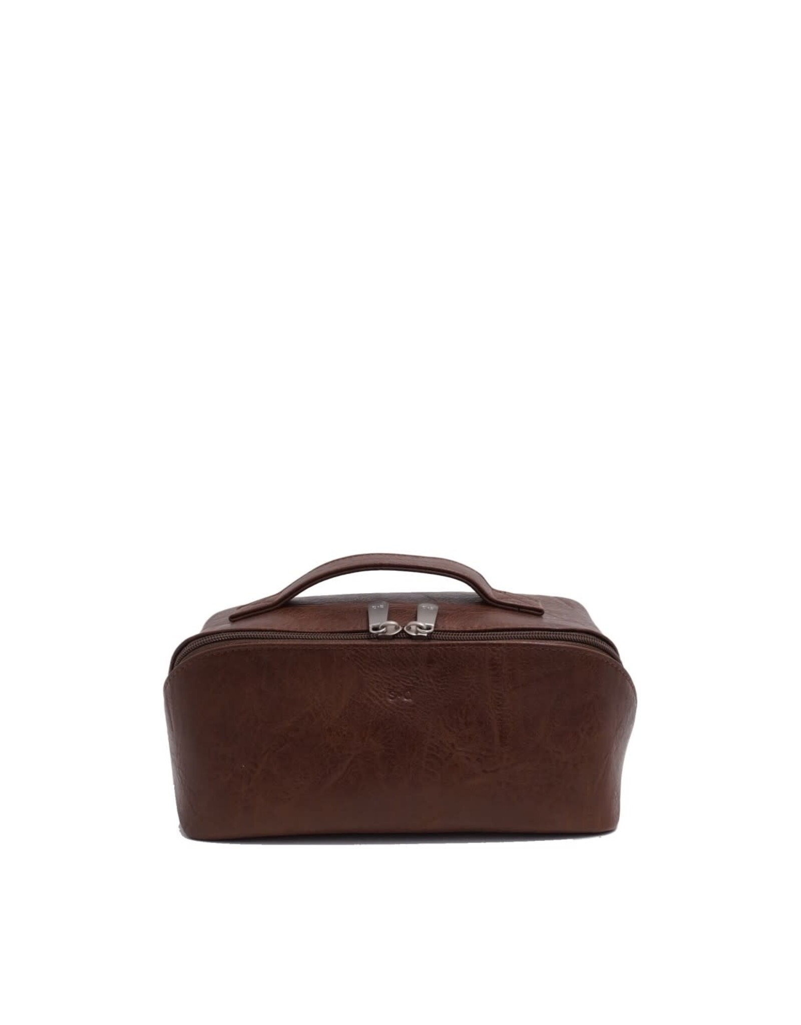 Ginette Travel Toiletry Case - Brown