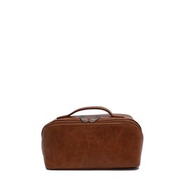 Ginette Travel Toiletry Case - Camel