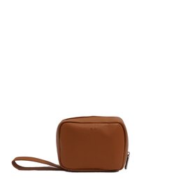 Jenna Cosmetic Case - Cognac