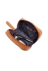 Jenna Cosmetic Case - Cognac