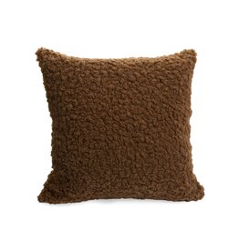 Boucle Cushion - Brown