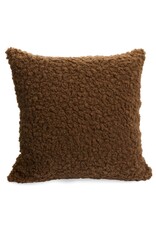 Boucle Cushion - Brown
