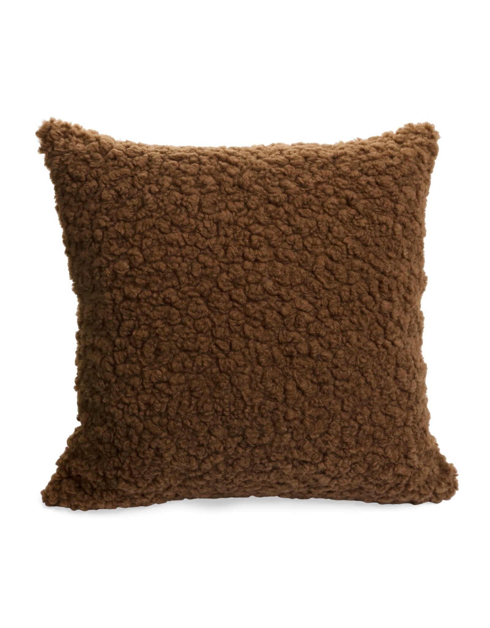 Boucle Cushion - Brown