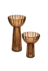 Top Bowl Shaped Brown Vase