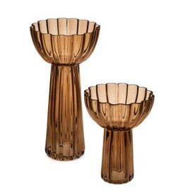 Top Bowl Shaped Brown Vase