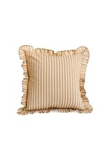 Taupe Stripe Cushion