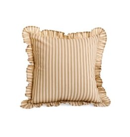 Taupe Stripe Cushion