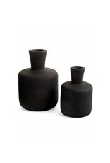 Dark Brown Terracotta Vase - small