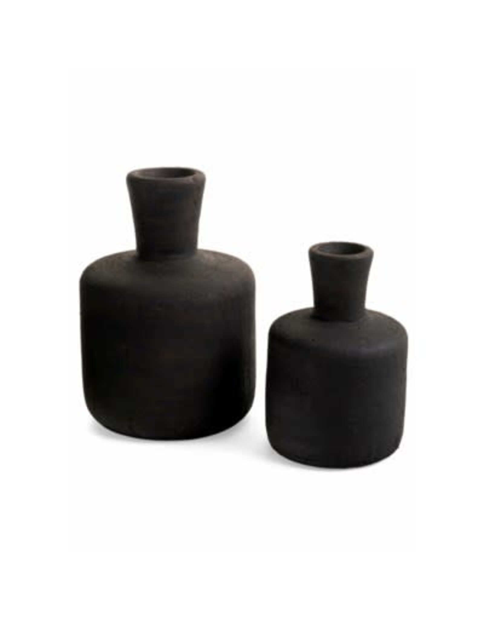 Dark Brown Terracotta Vase - small