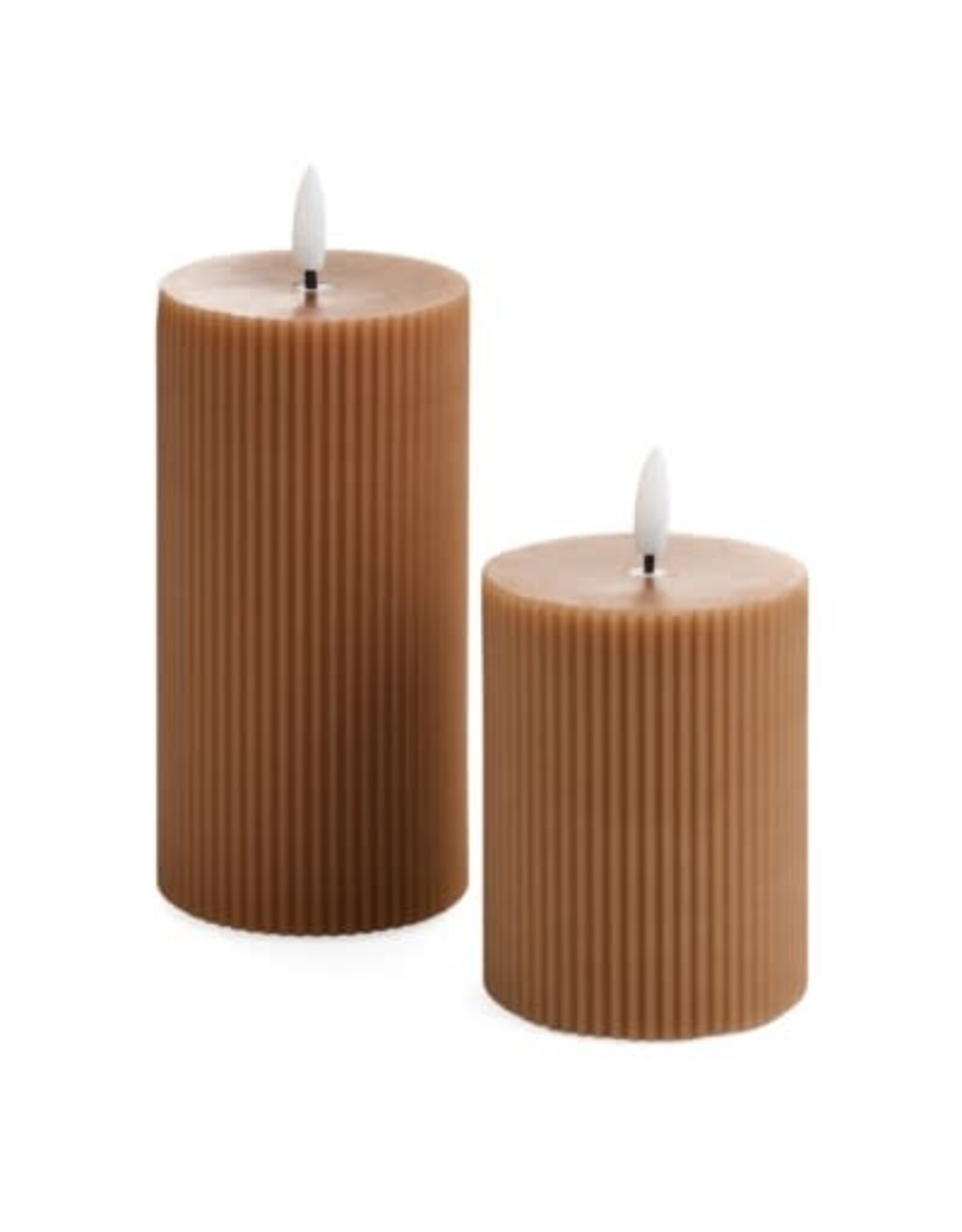 Dusty Rose LED Candle - 3X6