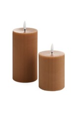 Dusty Rose LED Candle - 3X6