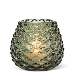 Green Pinecone Tealight Holder - small