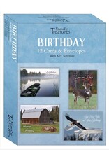 Birthday, Back to Nature - 12 Boxed Cards