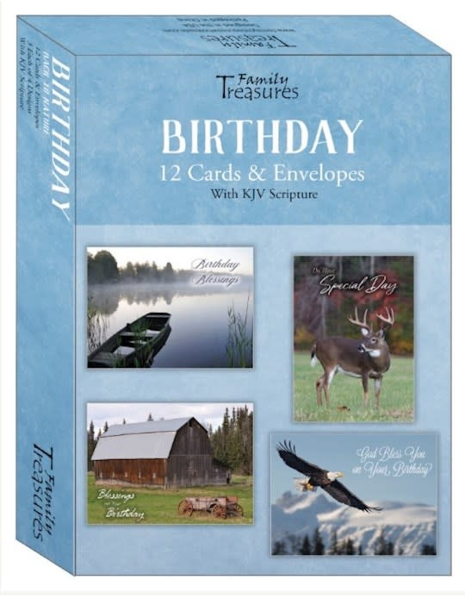 Birthday, Back to Nature - 12 Boxed Cards