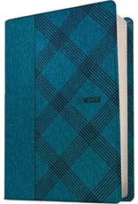The Message Bible - Crosshatch Denim Leatherlook
