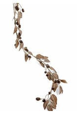 Glittered Leaf Garland