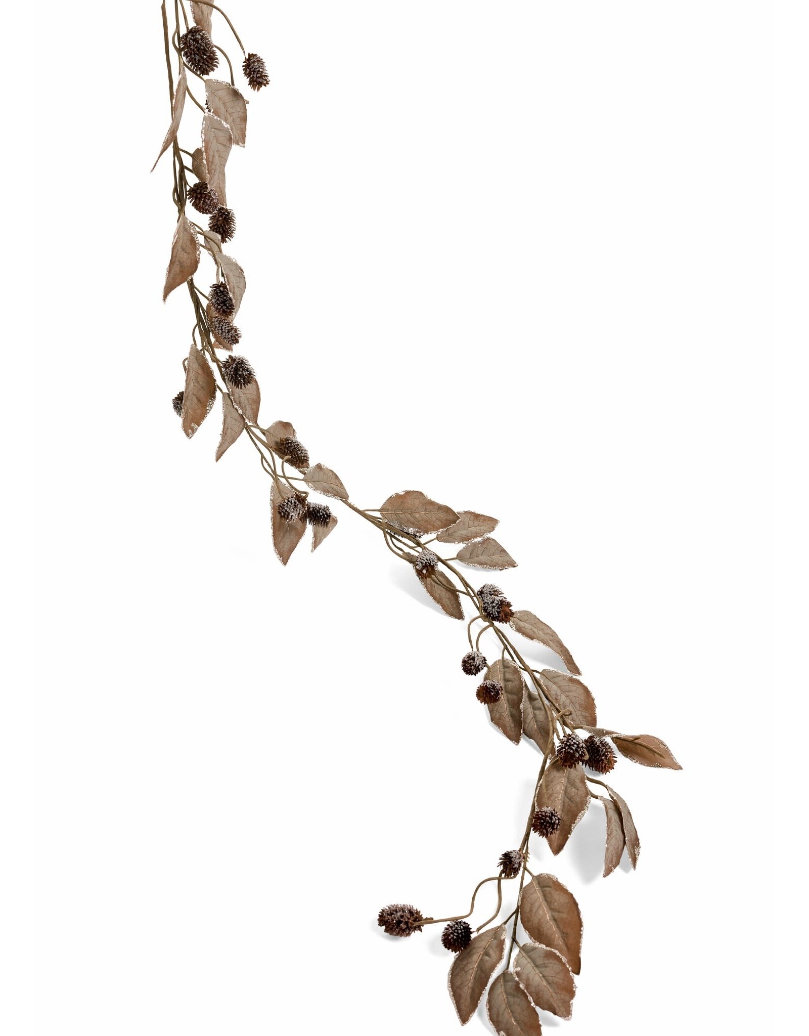 Glittered Leaf Garland