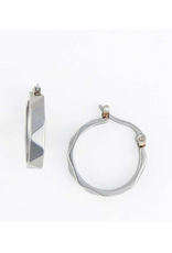 Silver Abstract Earrings