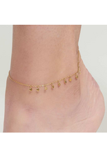 Gold Disc Chain Anklet
