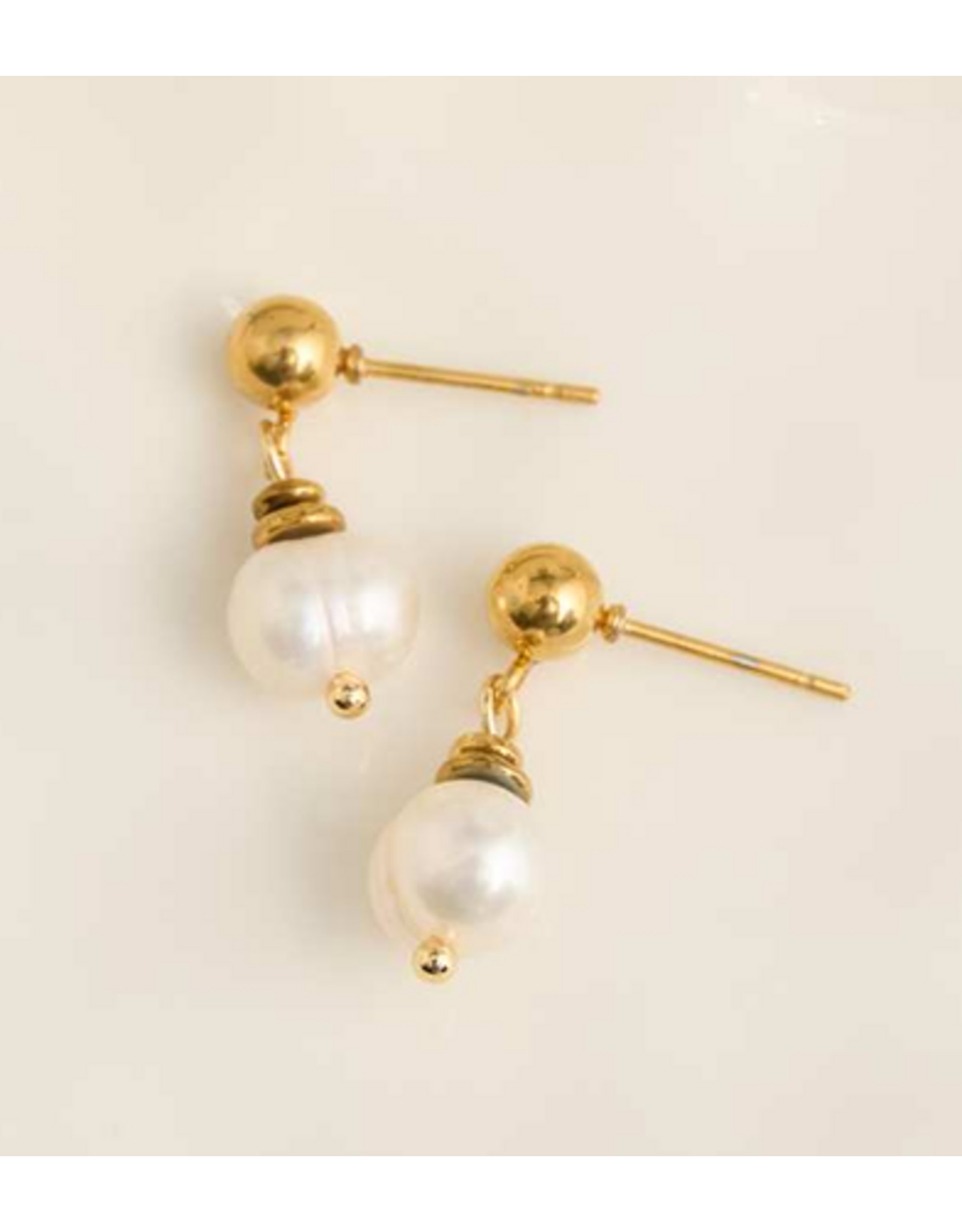Drop Pearl Earrings