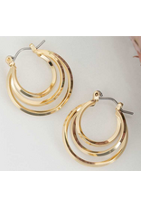 Gold Multi Hoop Earrings