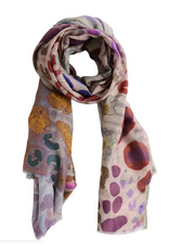 Scarf - Abstract Plum