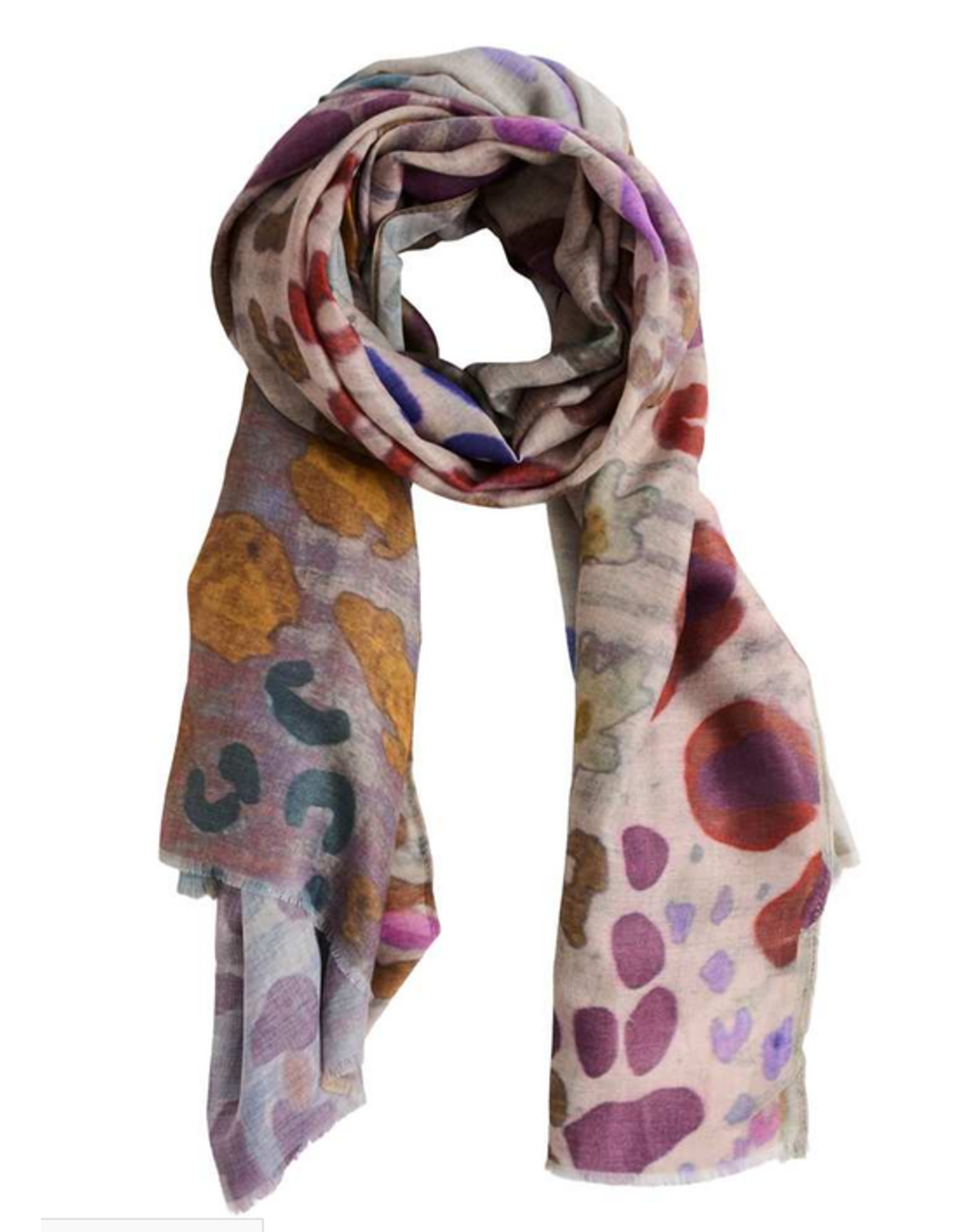 Scarf - Abstract Plum