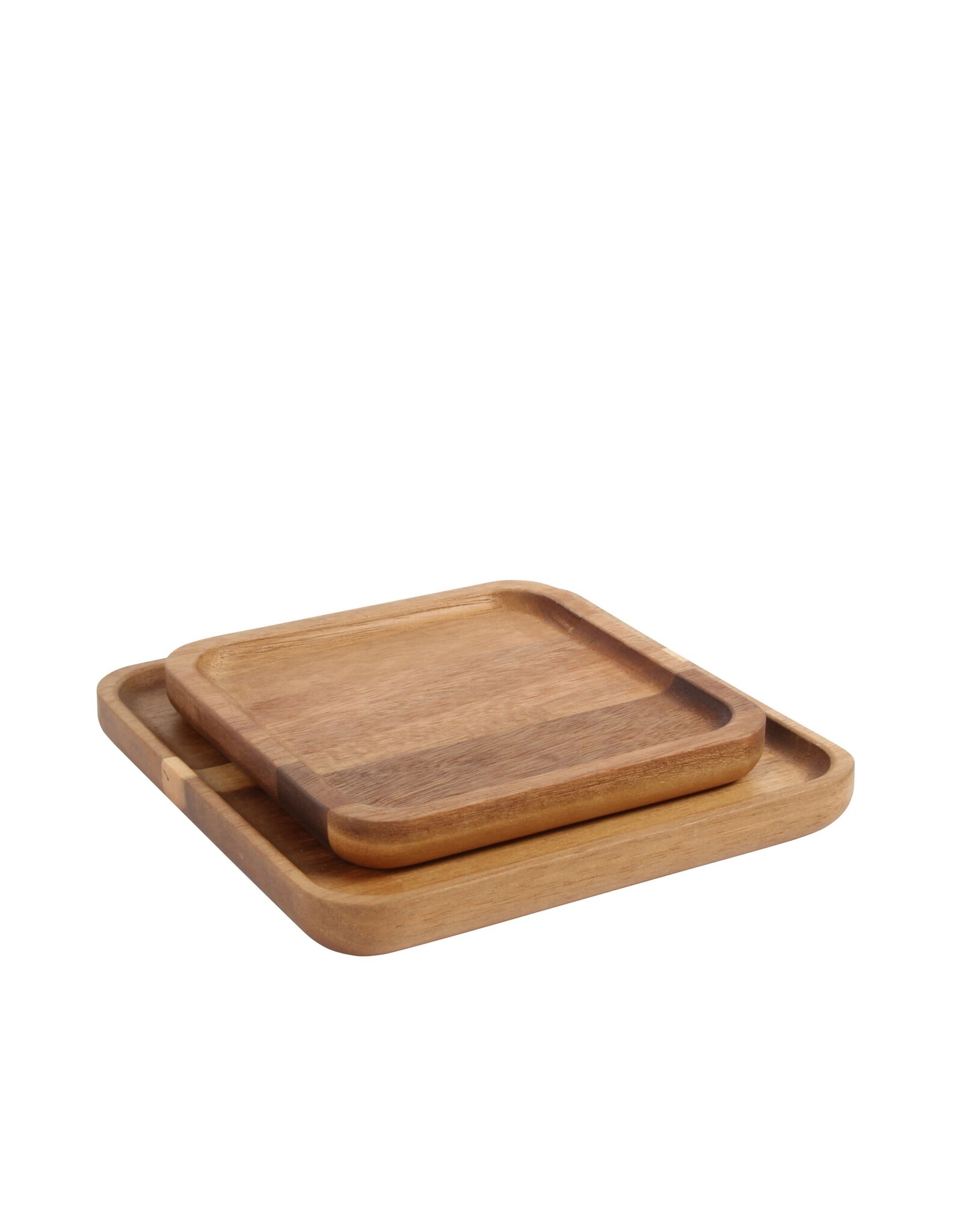 Acacia Square Serving Plates Set