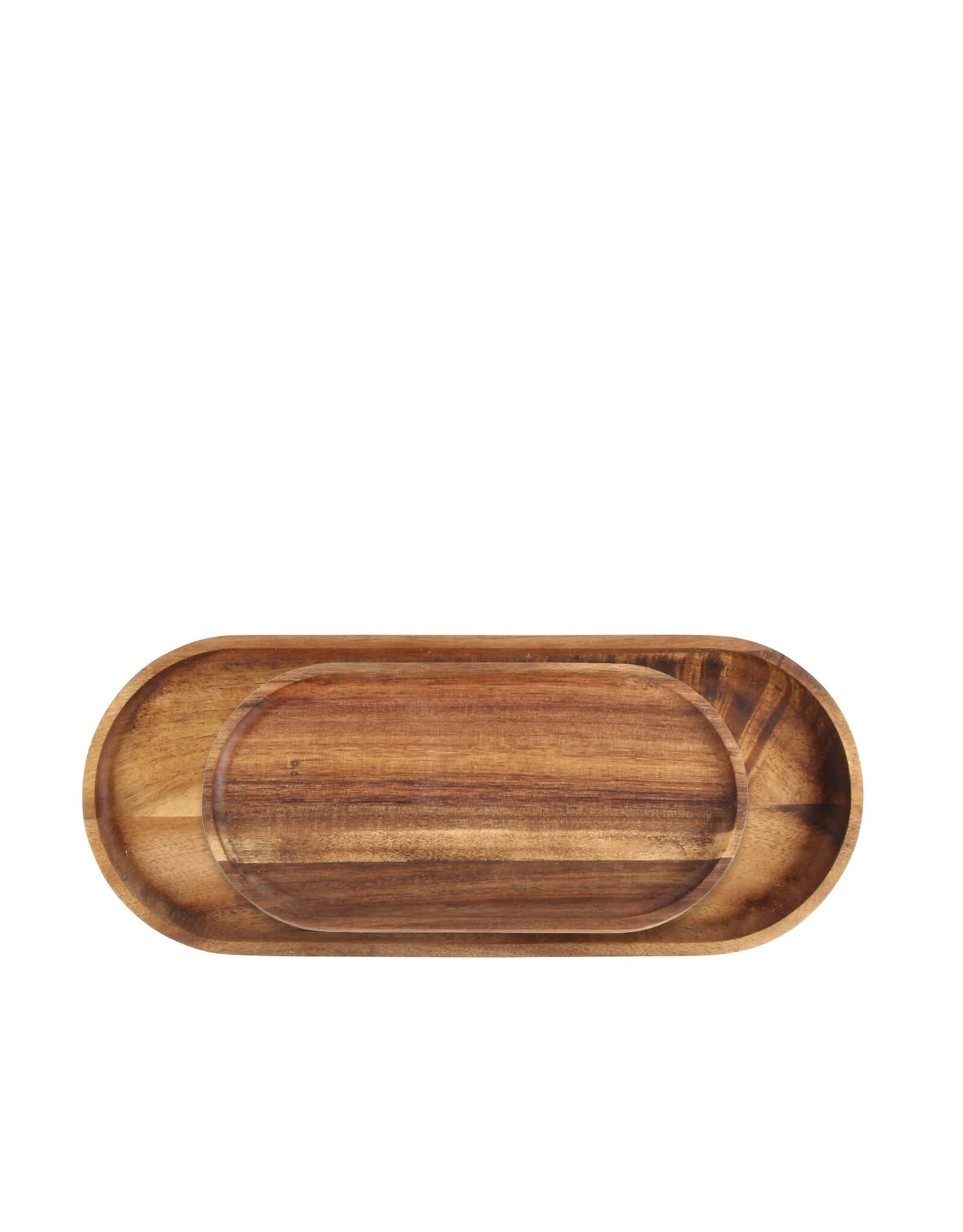 Acacia Oblong Serving Plates Set
