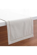 Hemstitch Table Runner - Linen