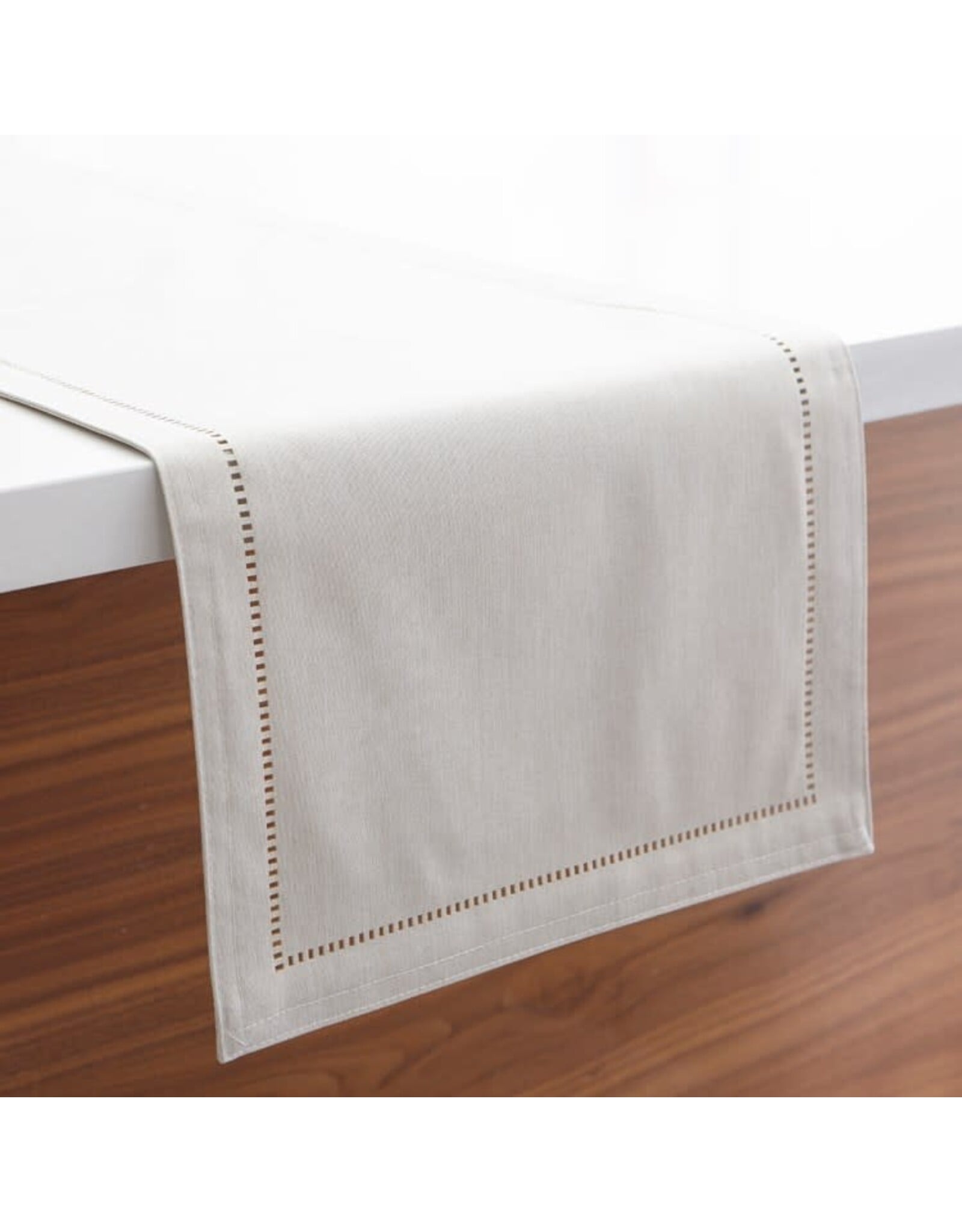 Hemstitch Table Runner - Linen