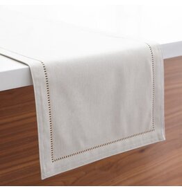 Hemstitch Table Runner - Linen