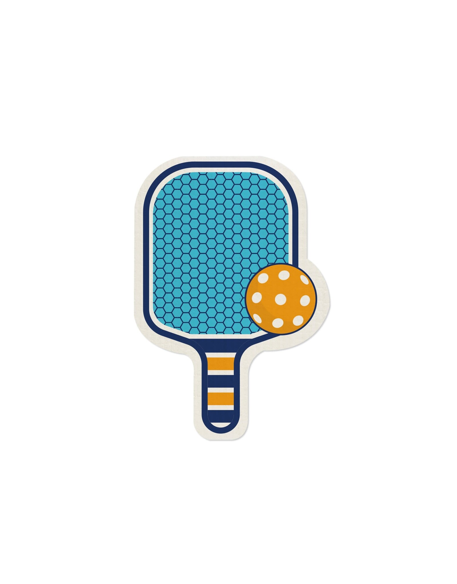 Pickleball Shaped Sponge Cloth