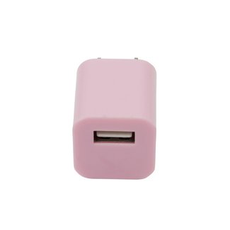 USB Wall Power Block for iPhone, Android, and Apple Accessories - Pink (T3-1000)