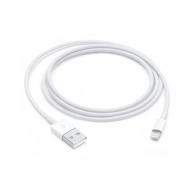 Apple Lightning to USB Charger Sync Cable for iPhone & iPad 1 Meter (3ft) - A1480 (MD818ZM/A)