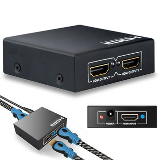 Avedio Links HDMI Splitter 1 in 2 Out, 4K HDMI Splitter for Dual Monitors