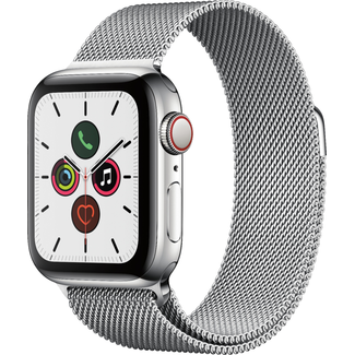 Apple Watch - Series 5 - 40mm - Cellular - Silver Aluminum 