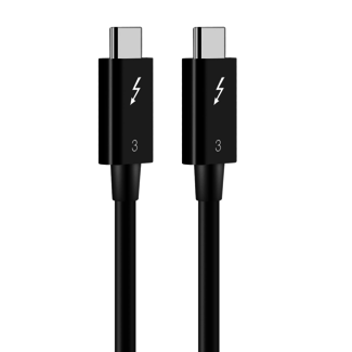 ThunderBolt Cable 1.6Ft/0.5m (40Gbps Transfer Speed)