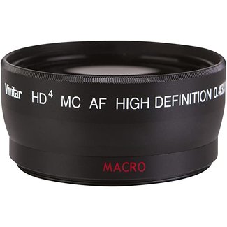 Vivitar HD4 MC AF High Definition .43x Wide Angle Converter w/ Macro Lens Japan