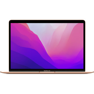 Apple Apple MacBook Air Retina 13.3" Laptop with Touch ID - Apple M1 8 Core and 7 Core GPU- 8GB RAM - 256GB SSD - (2020) - Gold