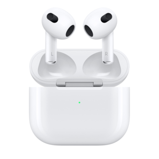 Apple OpenBox/Refurb. Apple - AirPods (3rd generation) with MagSafe Charging Case - White - No Returns on Headphones!