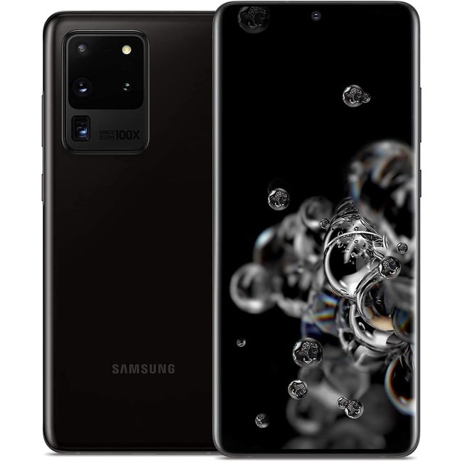 Samsung Galaxy S20 Ultra 5G Smart Phone 128GB - Cosmic Black (Unlocked)