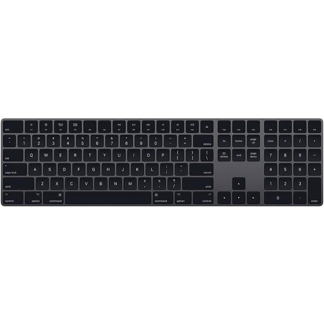 Apple Wireless Bluetooth Magic Keyboard with 10 Key Numeric Keypad and Touch-ID - Space Gray