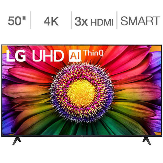 50" LG 4K (2160P) UHD Smart TV - (50UR8000AUA)