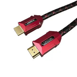 ONE CABLE Black Platinum Premium 8K HDMI 2.1 Cable - 9 ft.