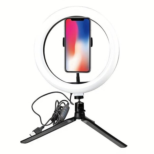 10" LED Ring Light Kit with Desk Stand